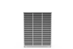 Proje Dolabı 45 Bölmeli Beyaz Ön
