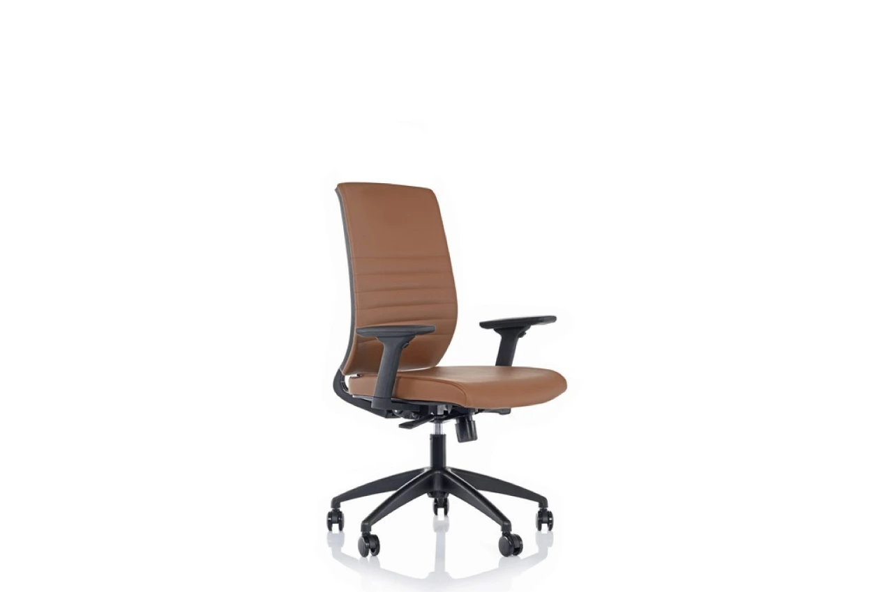 Alba Çalışma Koltuğu Karamel Çapraz