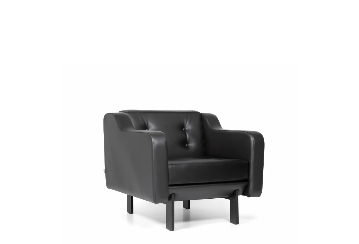 Apro Tekli Kanepe Siyah Çapraz