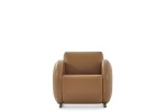 Fiora Tekli Koltuk Kahverengi Düz