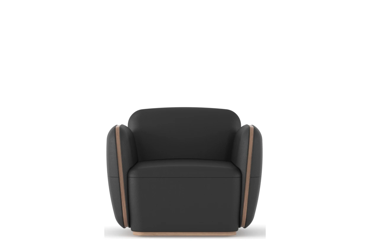 Marlo Tekli Kanepe Siyah Ön