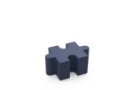 Puzzle Puf Mavi Çapraz